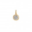 18K Yellow and White Gold Jaipur Collection Pave Diamond Pendant